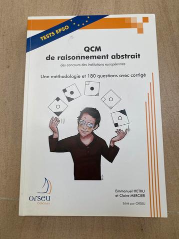 Tests EPSO - QCM de raisonnement abstrait, Enlèvement, Comme neuf