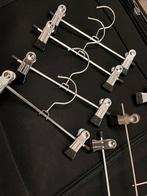 6 metalen broek kledinghangers, Comme neuf, Enlèvement ou Envoi