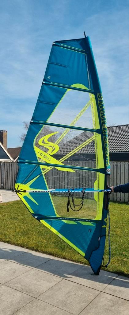 Tk: simmer icon 4.2m2 nieuwstaat, Watersport en Boten, Windsurfen, Zo goed als nieuw, Ophalen