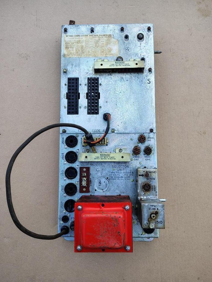 Selectie Unit/ TSU1 Seeburg Channel/ 222 (1959) jukebox, Verzamelen, Automaten | Jukeboxen, Seeburg, Verzenden