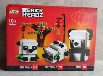 lego brickheadz 40466 panda's voor chinees nieuwjaar beschikbaar voor biedingen