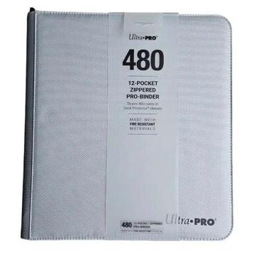 Ultra Pro Binder 12-Pocket Zippered Silver (brandwerend) 