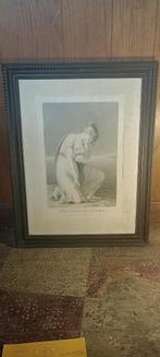 Gravure „rouwende held Léandre”, 50x64, n125, Ophalen