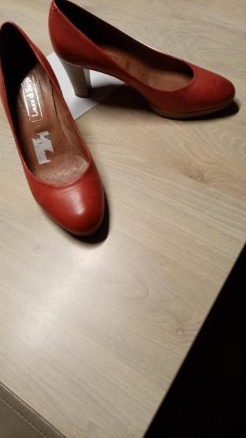 nieuwe schoenen, Ophalen, Nieuw, Rood, Pumps