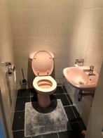 Vintage handeasbakje met toilet in het oud rose, Enlèvement ou Envoi, Comme neuf