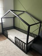 Bopita Robin Huisbed 90 x 200 cm - Zwart + IKEA Matras, Ophalen, 85 tot 100 cm, Gebruikt, Minder dan 140 cm