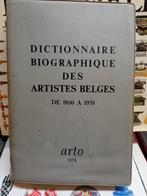 Dictionnaire biographique des artistes Belges 1830 1970 arto, Antiquités & Art, Antiquités | Livres & Manuscrits, Enlèvement ou Envoi