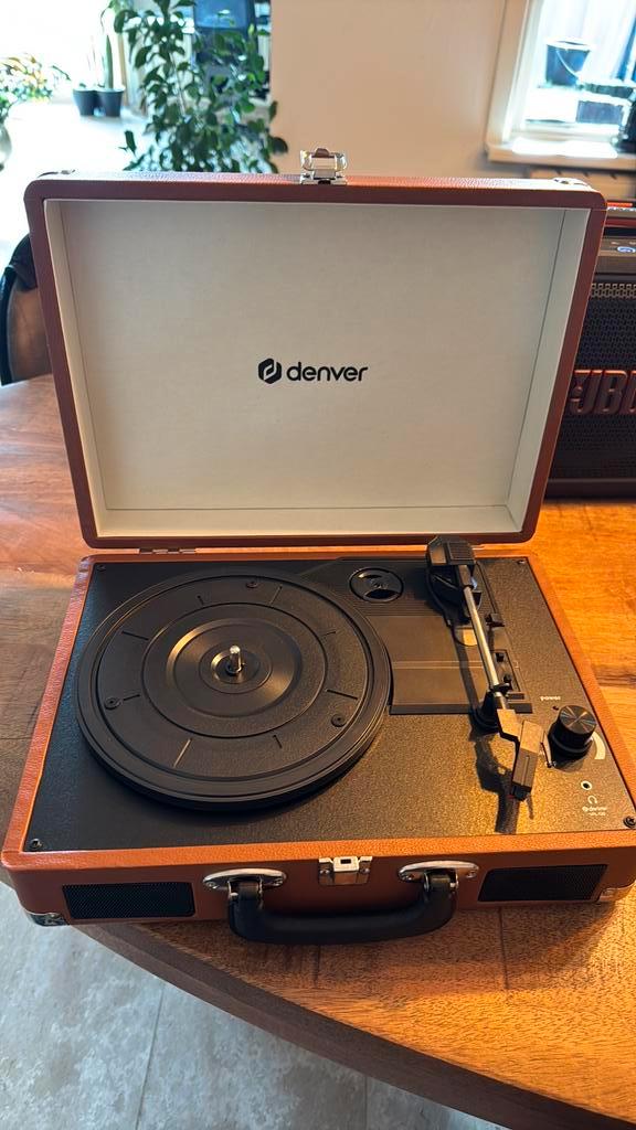 Denver draagbare platenspeler, Audio, Tv en Foto, Platenspelers, Nieuw, Platenspeler, Overige merken, Pitch-regelaar, USB-aansluiting
