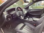 BMW 520 M-Pack/29000km/Leder/Cam/Trekhaak/Alu20inch/Cruise, Auto's, 0 cilinders, USB, Zwart, 0 kg
