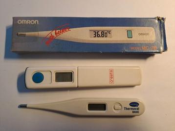 Lot de 3 thermomètres numériques médicaux