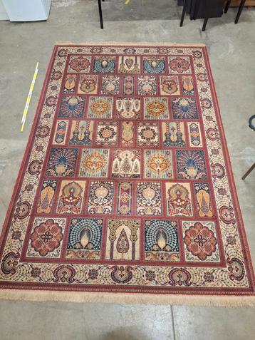 Antiek tapijt 205 cm x 305 cm goede staat handgeknoopt beschikbaar voor biedingen