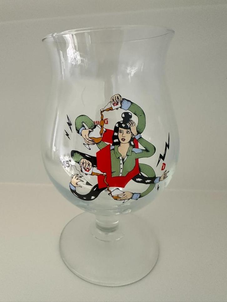 DUVEL glas MANUEL MORILLO – Nieuw en ongebruikt!, Verzamelen, Glas en Drinkglazen, Nieuw, Bierglas, Ophalen of Verzenden