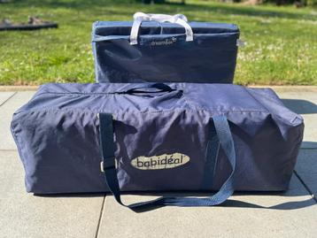 Babidéal reisbed met matras + extra matrasje dreambee beschikbaar voor biedingen