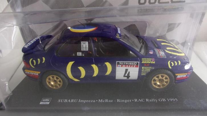 SUBARU IMPREZA WRC Mc RAE-RINGER au RAC 1995.1/24 NEUVE., Hobby en Vrije tijd, Modelauto's | 1:24, Nieuw, Auto, Overige merken