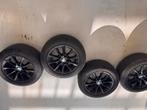 Bmw 5x120 velg plus banden m+s runflat set 205/55/R16, Ophalen, Gebruikt, BMW