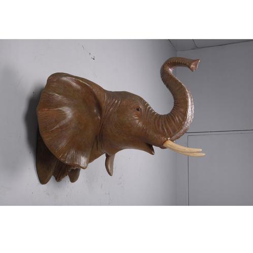 Elephant Head Wall Decor beeld – Olifant Lengte 100 cm, Verzamelen, Dierenverzamelingen, Nieuw, Ophalen