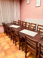 100 stoelen masief hout + tafels 100€, Ophalen, Hout