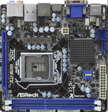 ASRock H61M-ITX beschikbaar voor biedingen