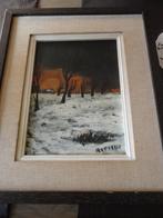 Klein schilderijtje op doek, Ophalen of Verzenden