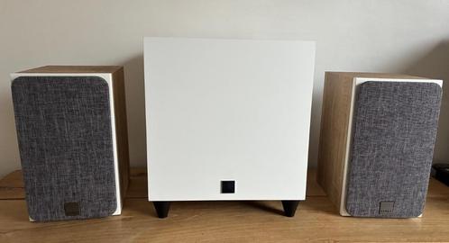 Krachtige Dali Subwoofer + 2 Dali Oberon Luidsprekers, Audio, Tv en Foto, Luidsprekerboxen, Zo goed als nieuw, Overige typen, 120 watt of meer