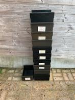 Kunststof bakjes tien stuks, Doe-het-zelf en Bouw, Kratten en Dozen, Ophalen, Gebruikt, Minder dan 50 cm, Minder dan 40 cm