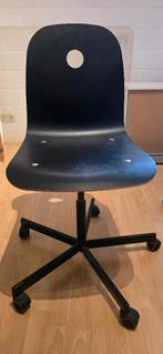 chaise de bureau Ikea noire, Maison & Meubles, Enlèvement, Comme neuf, Noir, Chaise de bureau