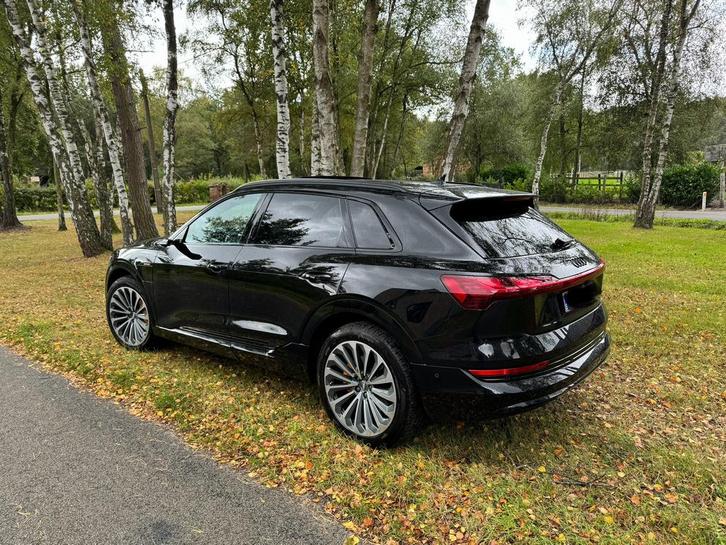 Audi q8 e-tron 55, s-line, FULL option, audi historiek., Autos, Audi, Entreprise, Q8 e-tron, Caméra 360°, 4x4, ABS, Caméra de recul