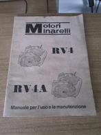 Italiaans werkplaatshandboek Minarelli RV4 - RV4A motorblok, Fietsen en Brommers, Ophalen of Verzenden, Zo goed als nieuw, Blok