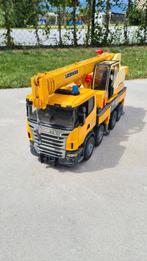 Bruder 3571 Vrachtwagen Scania 560R Liebherr kraan, Kinderen en Baby's, Ophalen, Gebruikt