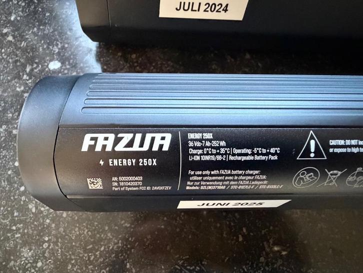 Fazua Evation Battery 250x, Fietsen en Brommers, Fietsaccessoires | Fietsaccu's, Zo goed als nieuw, Ophalen