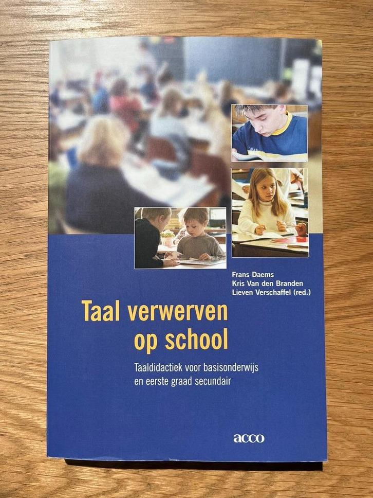 Daems - Taal verwerven op school - didactiek, Boeken, Studieboeken en Cursussen, Zo goed als nieuw, Hoger Onderwijs, Ophalen of Verzenden