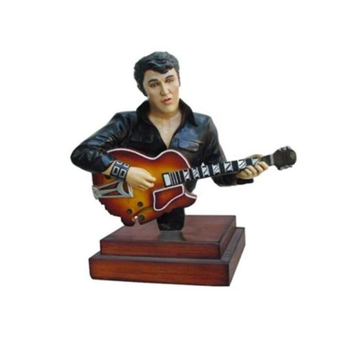 Elvisbeeld met gitaar 41 cm - elvis beeld, Verzamelen, Beelden en Beeldjes, Nieuw, Ophalen of Verzenden