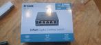 DLINK 5 poort 1 gigabit desktop switch, Computers en Software, Ophalen, Zo goed als nieuw