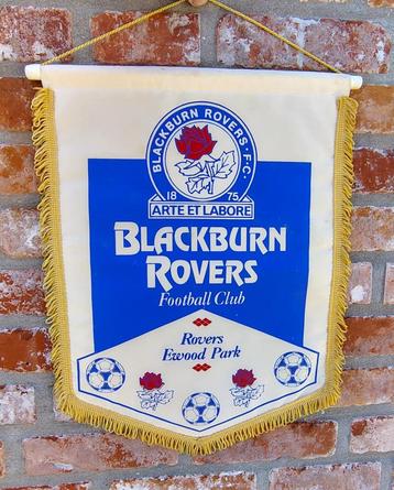 Blackburn Rovers kampioenen 1995 prachtige vintage vaandel beschikbaar voor biedingen