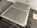 Opplooi tafel in aluminium grijs, Ophalen of Verzenden, Zo goed als nieuw
