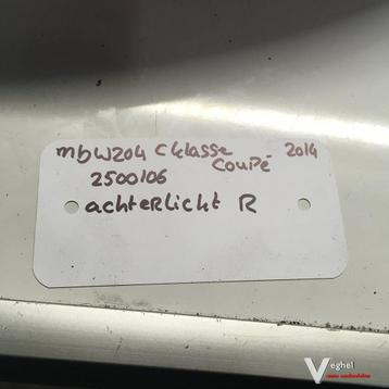 Mercedes C Klasse Coupe C204   2500106  Achterlicht met led  beschikbaar voor biedingen