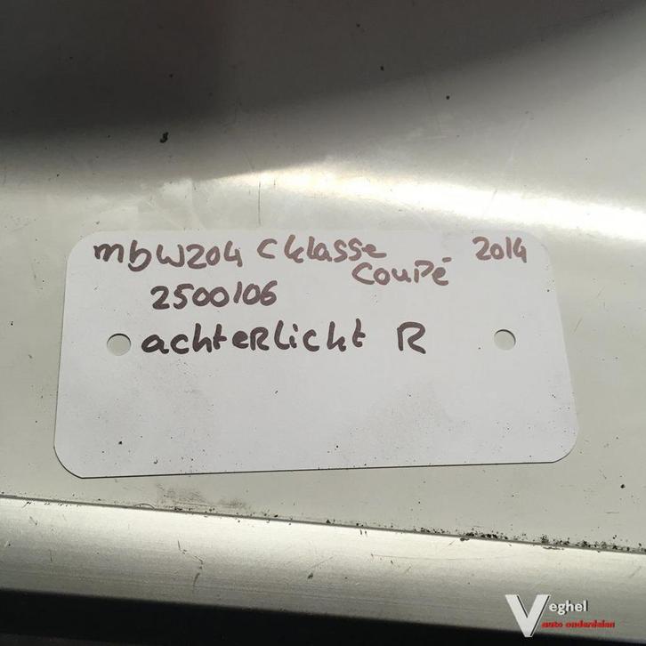Mercedes C Klasse Coupe C204   2500106  Achterlicht met led, Auto-onderdelen, Verlichting, Gebruikt, Ophalen of Verzenden