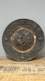 Plat décoratif en cuivre, Ophalen, Koper