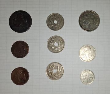 set munten België 1862-1927 beschikbaar voor biedingen
