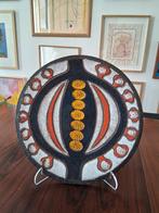 Jan Nolf large plat en céramique vintage 1960, Envoi