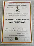 Lot 11: Medaillediploma Palme d’or, Verzamelen, Militaria | Algemeen, Ophalen of Verzenden