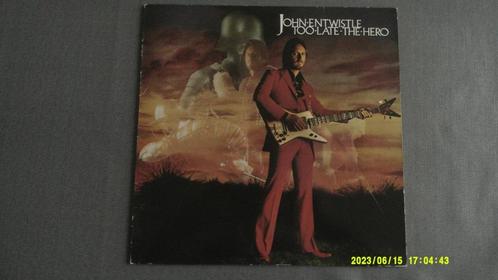 John Entwistle – Too late the hero (LP), Cd's en Dvd's, Vinyl | Rock, Gebruikt, Ophalen of Verzenden