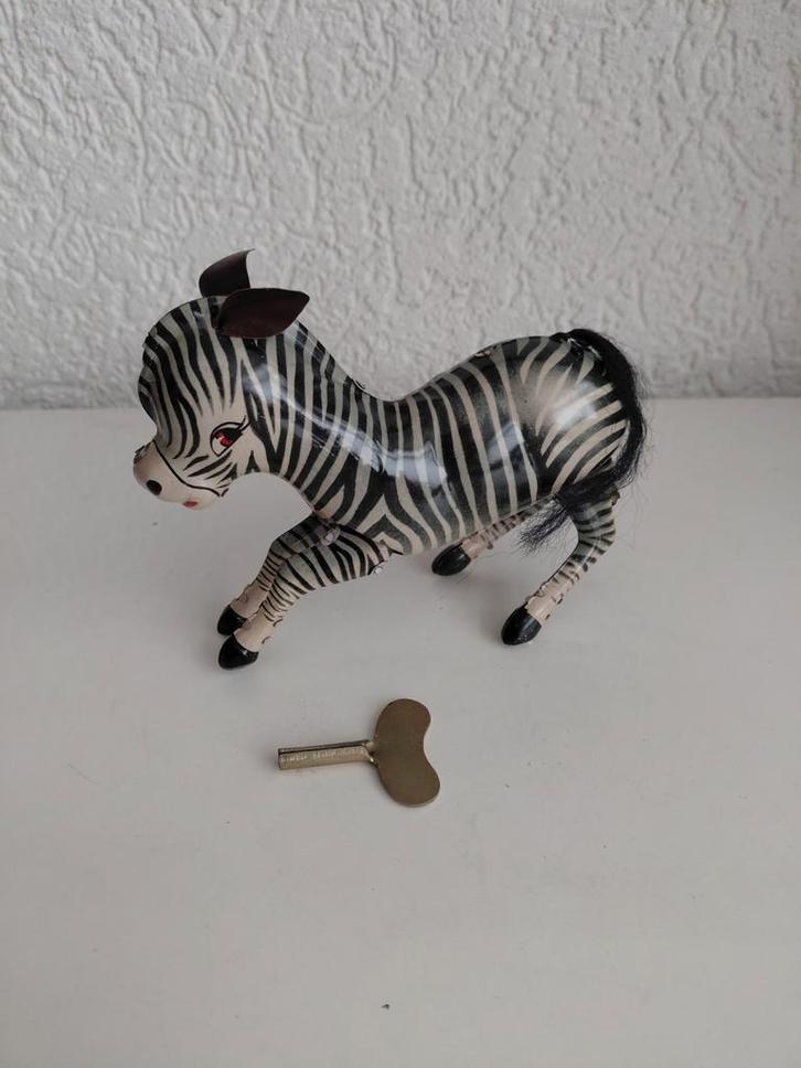 Vintage blikken zebra, Verzamelen, Blikken, Ophalen of Verzenden