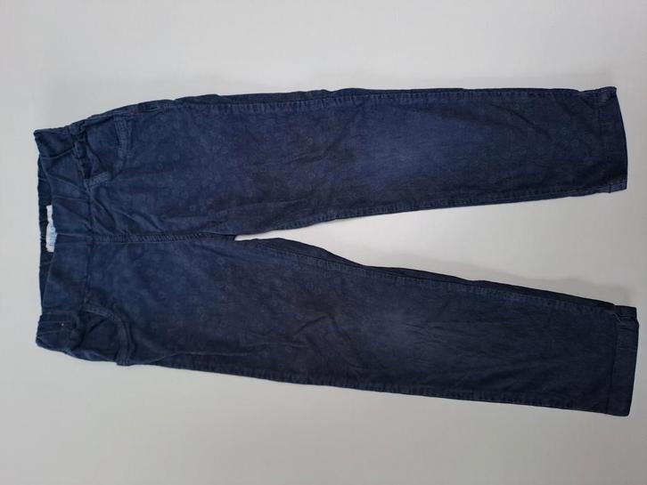 t 104 Pantalon doux bleu foncé à motif floral, Enfants & Bébés, Vêtements enfant | Taille 104, Utilisé, Fille, Pantalon, Enlèvement ou Envoi