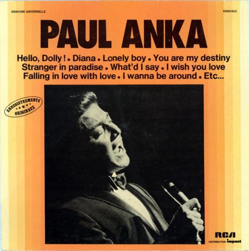 LP- Paul Anka – Live In New York- Gereserveerd RUDI, Cd's en Dvd's, Vinyl | Pop, Ophalen of Verzenden