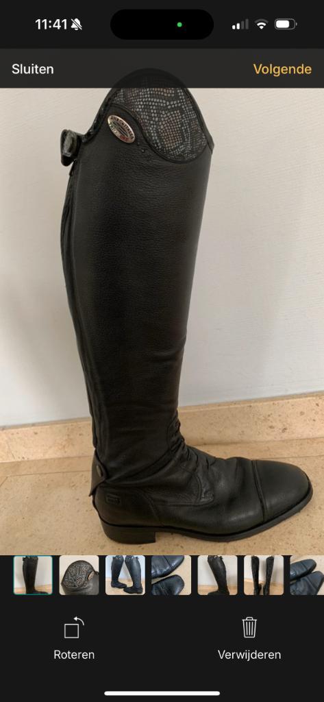 De Niro Salentino Tricolore rijlaarzen, Dieren en Toebehoren, Paardrijkleding, Zo goed als nieuw, Dames, Schoeisel, Springen, Ophalen of Verzenden