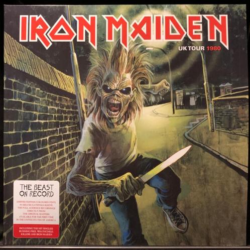 IRON MAIDEN - UK Tour 1980 (Yellow or Red  Vinyl), Cd's en Dvd's, Vinyl | Hardrock en Metal, Nieuw in verpakking, Ophalen of Verzenden