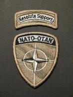 écusson armée italie nato otan resolute support, Verzamelen, Ophalen, Landmacht, Embleem of Badge