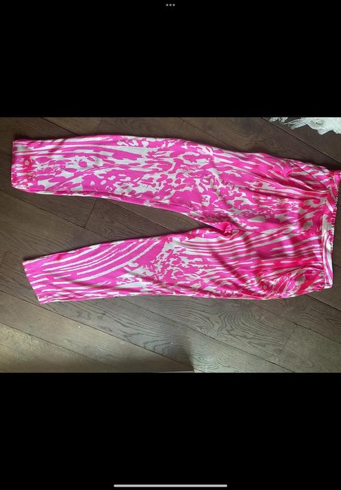 Damesbroek natuurzijde, maat 42, Kleding | Dames, Broeken en Pantalons, Zo goed als nieuw, Maat 42/44 (L), Overige kleuren, Lang