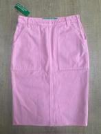 NIEUW! UNITED COLORS OF BENETTON Lichtroze jeans rok maat 36, Nieuw, Ophalen of Verzenden, Knielengte, Roze